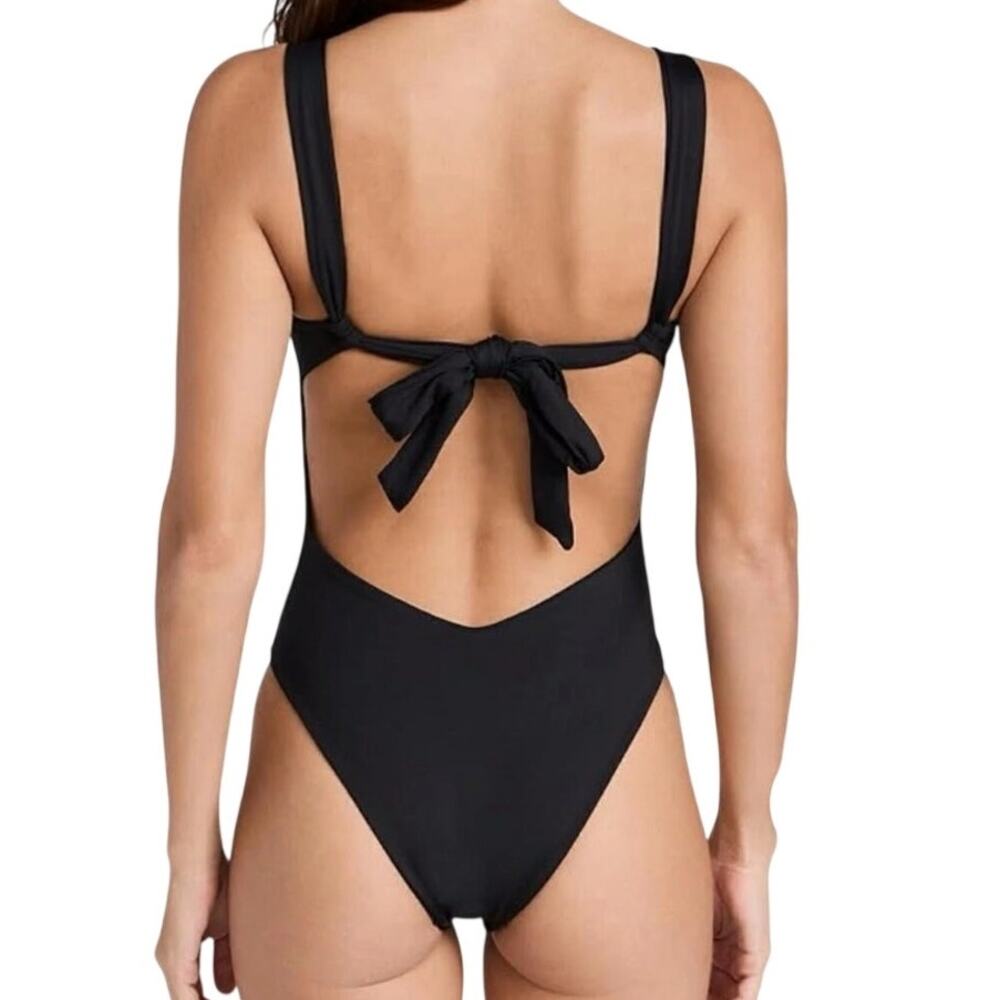 L*Space Kendal Underwire One-Piece Swimsuit - Black, Size Medium, NWT, MSRP $198 - Picture 3 of 7